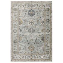 Rackhams Jasper JA01 Traditional Teal Rug - 67x240cm - thumbnail 1