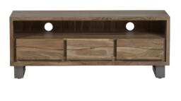 Rackhams Knott Live Edge Large Media Unit - 140 cm - 45 cm - Wood - thumbnail 4
