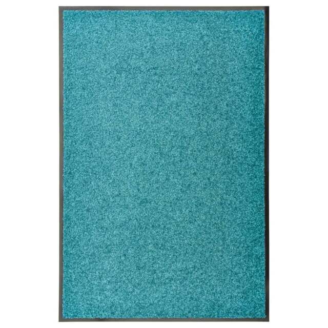 Rackhams Doormat Washable Cyan 60x90 cm