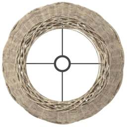 Rackhams Lamp Shade Brown �_�”�_50x30 cm Wicker - thumbnail 5