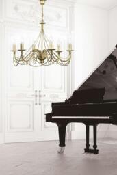 Rackhams TORI Chandelier 5 x E14 Gold - thumbnail 3