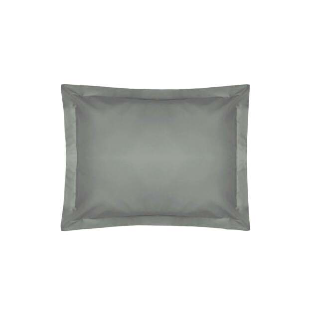 Rackhams 200 Thread Count Egyptian Cotton Oxford Pillowcase - Slate - One Size - Slate - 100% Egyptian Cotton - image 1