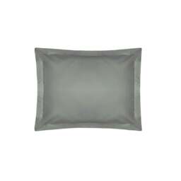 Rackhams 200 Thread Count Egyptian Cotton Oxford Pillowcase - Slate - One Size - Slate - 100% Egyptian Cotton - thumbnail 1