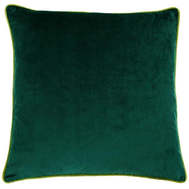 Rackhams Meridian Cushion Cover - Emerald Green/Moss - 55x55cm - Emerald Green/Moss - 100% Polyester
