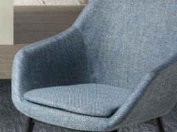 Rackhams Greyish Blue Marbled Fabric Chair 4221 - thumbnail 5