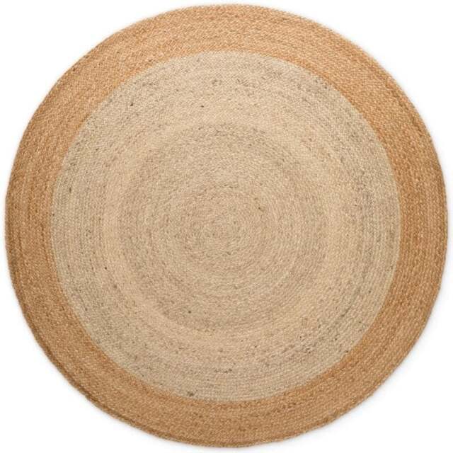 Rackhams Jutta Natural Round Jute Beige Rug - Ø 240 cm - image 1