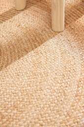 Rackhams Jutta Natural Round Jute Beige Rug - Ø 240 cm - thumbnail 6