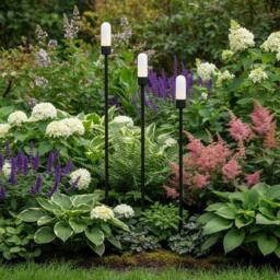 Rackhams 1 Watt LED 600mm Tall Black Garden Spike Light IP65 - thumbnail 4