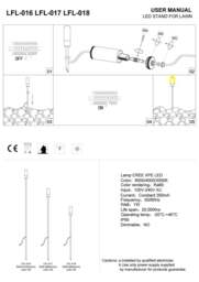 Rackhams 1 Watt LED 600mm Tall Black Garden Spike Light IP65 - thumbnail 5