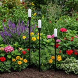 Rackhams 1 Watt LED 600mm Tall Black Garden Spike Light IP65 - thumbnail 3
