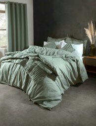Rackhams Duvet Cover - Green - Single - thumbnail 3