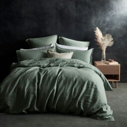 Rackhams Duvet Cover - Green - Single - thumbnail 1