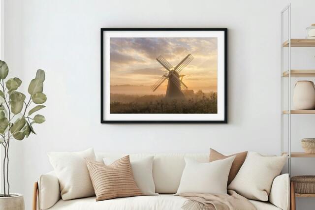 Rackhams Misty Mill - Framed Print 16 x 12 inch - image 1