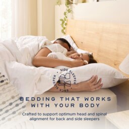 Rackhams Scandinavian Duck Feather And Down Medium Support Pillow - Medium - 2 - thumbnail 3