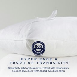 Rackhams Scandinavian Duck Feather And Down Medium Support Pillow - Medium - 2 - thumbnail 4