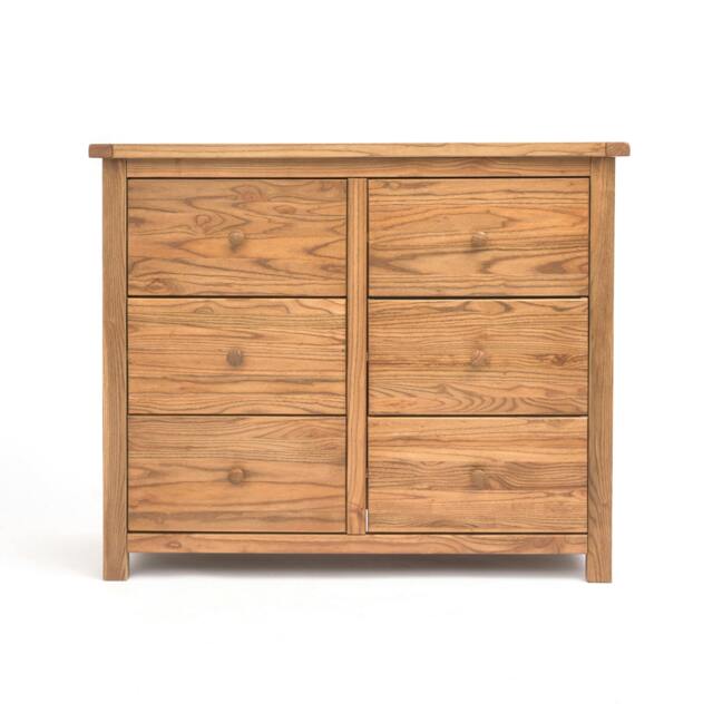 Rackhams Trivento 6 Drawer Chest of Drawers Wood Knob - Natural - image 1