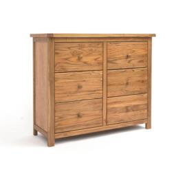 Rackhams Trivento 6 Drawer Chest of Drawers Wood Knob - Natural - thumbnail 2