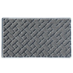 Rackhams Diamond Doormat  75x44cm - Black - Without Backing (Outdoor) - thumbnail 6