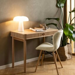 Rackhams Langley Office Desk in Oak - 1 - Natural - 50 - thumbnail 5