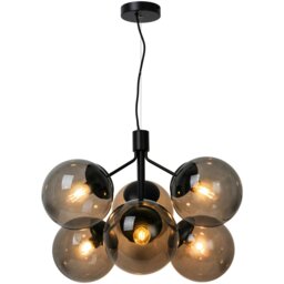 Rackhams Ivona 6-Spot - Ceiling pendant - Black - Black - Glass - 1 - thumbnail 3