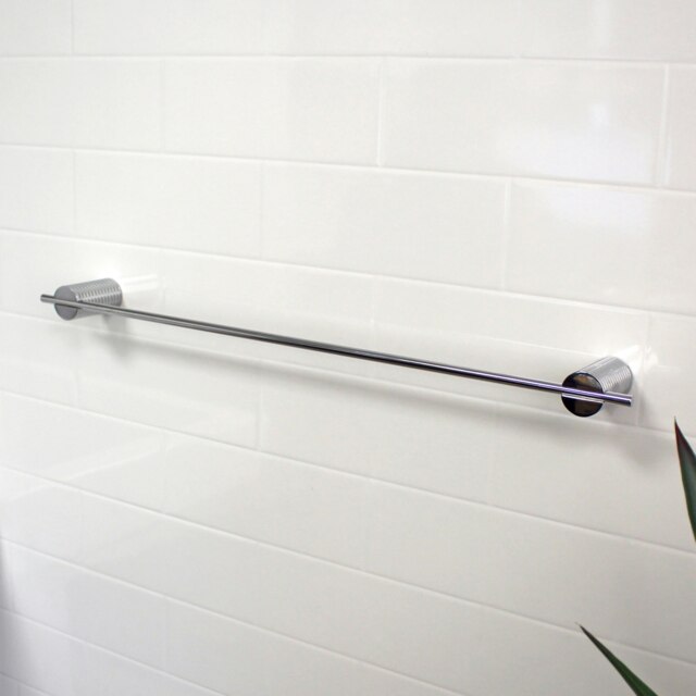 Rackhams Vitality 500mm Chrome Stainless Steel Wall Mounted Towel Rail - image 1