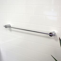 Rackhams Vitality 500mm Chrome Stainless Steel Wall Mounted Towel Rail - thumbnail 1