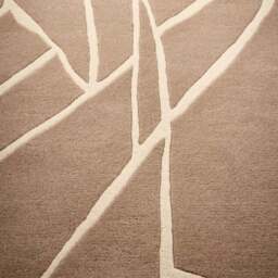 Rackhams Kinstugi Abstract Design Beige Rug - 200X290 cm - thumbnail 2