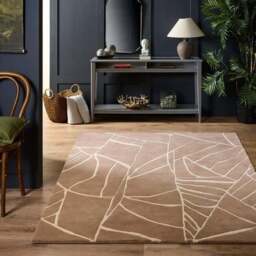 Rackhams Kinstugi Abstract Design Beige Rug - 200X290 cm - thumbnail 6