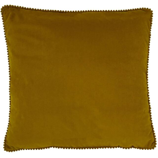 Rackhams Cosmo Cushion Cover - Ochre Yellow - One Size - Ochre Yellow - 100% Polyester