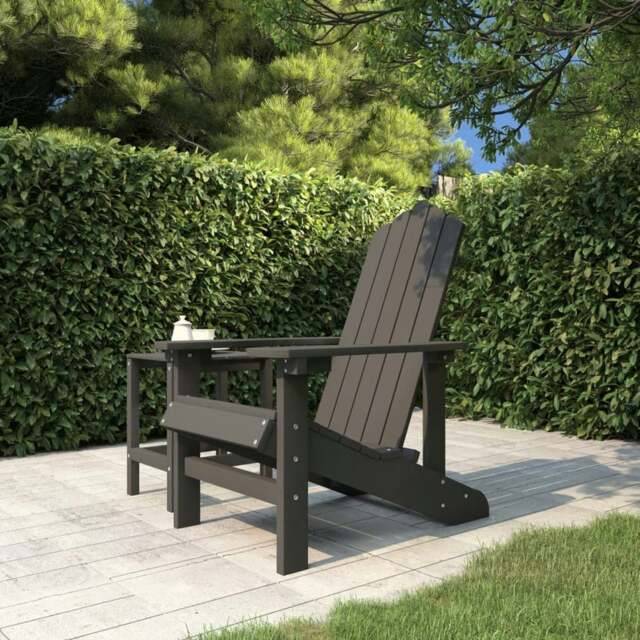 Rackhams Garden Adirondack Chair HDPE Anthracite