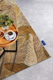 Rackhams Indoor & Outdoor Rug Eugene Gold Black - 120X180 cm - thumbnail 6