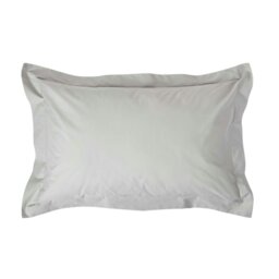 Rackhams Egyptian Cotton Oxford Pillowcase 200 TC, Standard Size - Silver Grey