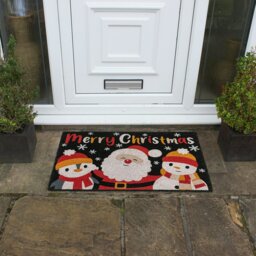 Rackhams Festive Latex Backed Coir Entrance Doormat, 60x90cm, Merry Christmas - thumbnail 4