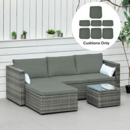 Rackhams Cushion Cover Replacement Garden Rattan Patio Furniture Seat Cover - thumbnail 2