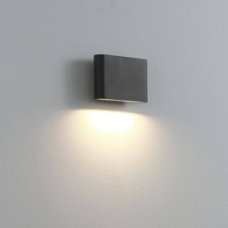 Rackhams 6 Watt Black LED Bathroom Sconce Light - thumbnail 2