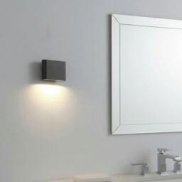 Rackhams 6 Watt Black LED Bathroom Sconce Light - thumbnail 3