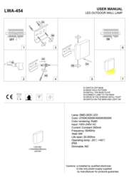 Rackhams 6 Watt Black LED Bathroom Sconce Light - thumbnail 4