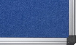 Rackhams 60 cm x 45cm Aluminium Frame Felt Notice Pin Board - Notice Board Bulletin Frame for Office, School, Bedroom, Memo, and Home - Red - thumbnail 6