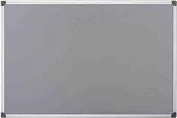 Rackhams 60 cm x 45cm Aluminium Frame Felt Notice Pin Board - Notice Board Bulletin Frame for Office, School, Bedroom, Memo, and Home - Red - thumbnail 4