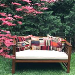 Rackhams Anida Kilim Wool Cushion Cover - 60 x 40 cm - thumbnail 2