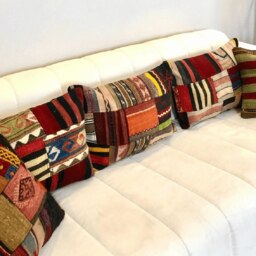 Rackhams Anida Kilim Wool Cushion Cover - 60 x 40 cm - thumbnail 4