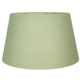 Rackhams Traditional 14 Inch Olive Green Linen Drum Table/Pendant Lampshade 60w Maximum - thumbnail 3