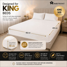 Rackhams Electric Blanket King Size Dual Control, Built In Advanced Overheat Protection System with Auto Safety Shut Off - thumbnail 2
