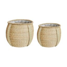 Rackhams Pando Seagrass Basket Natural Set of 2 - thumbnail 2