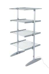 Rackhams 4 Tier Heated Clothes Airer with Cover - thumbnail 3