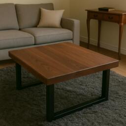 Rackhams Sleek & Slender Rustic Coffee Table - 120 - 80 - thumbnail 5