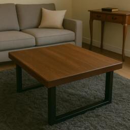 Rackhams Sleek & Slender Rustic Coffee Table - 120 - 80 - thumbnail 3
