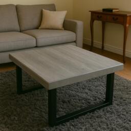 Rackhams Sleek & Slender Rustic Coffee Table - 120 - 80 - thumbnail 4