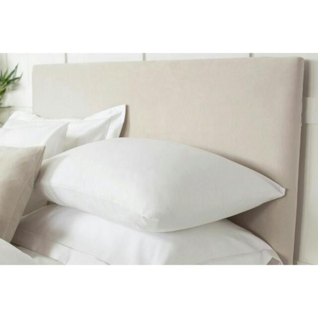 Rackhams Faux Suede Plain Headboard Cover - Linen - 70cm x 90cm - Linen - 90% Polyester/10% Spandex - image 1