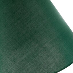 Rackhams 10 Inch Forest Green Cotton Coolie Lampshade for Table Lamp or Pendant - thumbnail 4